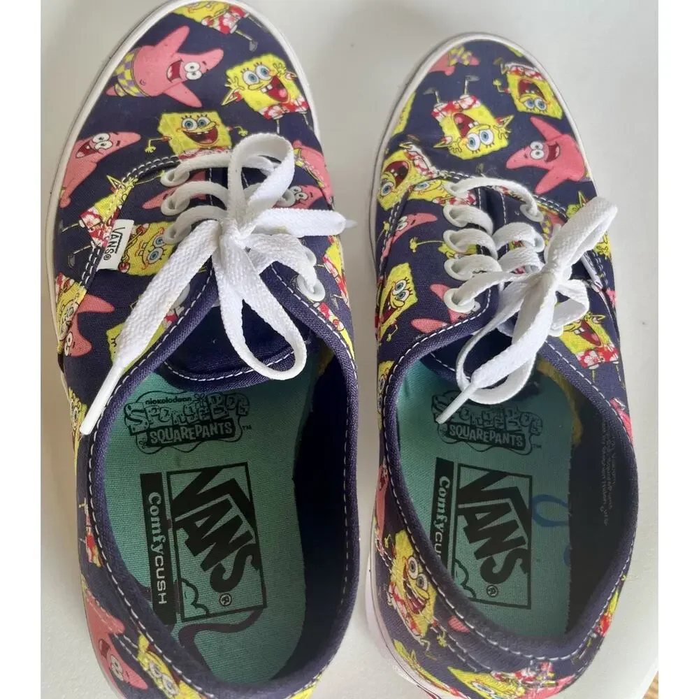 Vans x SpongeBob AlohaBob ComfyCush Sneakers W8 M6.5 Limited Collab Patrick Star - Picture 11 of 11